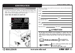 Предварительный просмотр 91 страницы Baldan SPDE CXP Instruction Manual