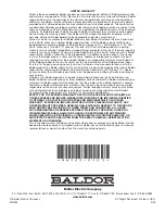 Preview for 4 page of Baldor 1411W Instruction Manual