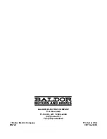 Preview for 140 page of Baldor 22H series Installation & Operating Manual