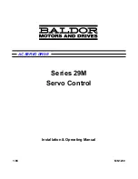 Baldor 29M Installation And Operating Manual preview