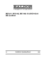 Baldor BC141 Installation & Operating Manual preview