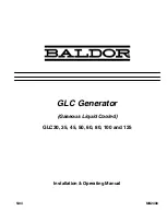 Предварительный просмотр 1 страницы Baldor GLC100 Installation & Operating Manual