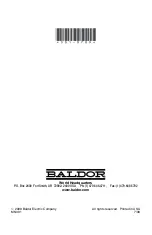 Preview for 8 page of Baldor MN301 Installation & Operating Manual