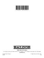 Preview for 24 page of Baldor MN605 Installation And Operating Manual