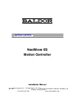 Baldor NextMove ES Installation Manual preview