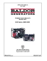 Предварительный просмотр 1 страницы Baldor OHV Series 3KW-9KW Operator'S Manual