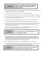 Preview for 3 page of Baldor OHV Series 3KW-9KW Operator'S Manual