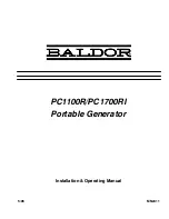 Preview for 1 page of Baldor PC1100R Installation & Operating Manual