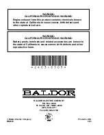 Preview for 28 page of Baldor PC32RI Installation & Operating Manual