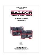 Baldor Premier 'K' Operator'S Manual preview