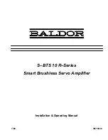 Предварительный просмотр 1 страницы Baldor S-BTS Installation & Operating Manual