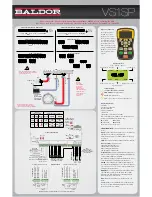 Preview for 1 page of Baldor VS1SP Installation And Operation Manual