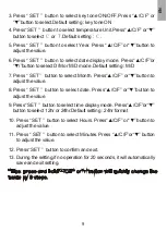 Preview for 9 page of BALDR B0367STH User Manual