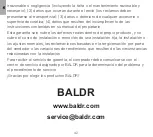 Предварительный просмотр 42 страницы BALDR B0387TH User Manual