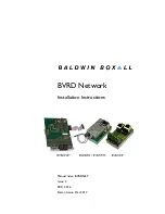 Baldwin Boxall BVRDCIF Installation Instructions Manual предпросмотр