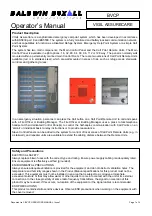 Предварительный просмотр 23 страницы Baldwin Boxall VIGIL AssureCare Product Manual