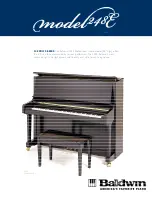 Предварительный просмотр 1 страницы Baldwin Piano & Organ Company 248E Quick Manual