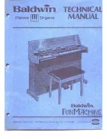 Baldwin Piano & Organ Company FunMachine 121 Technical Manual предпросмотр