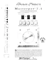 Baldwin Products Masterpot 7.1 User Manual предпросмотр