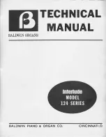 Предварительный просмотр 1 страницы Baldwin Interlude 124 Series Technical Manual