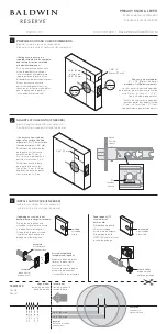 Preview for 1 page of Baldwin Reserve Series Manual