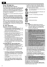 Предварительный просмотр 4 страницы baliv DU-5760 Instruction Manual