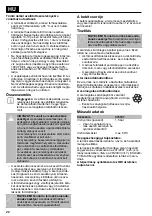 Preview for 22 page of baliv KI-1020 Manual