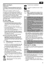 Preview for 11 page of baliv KV-4020 Manual