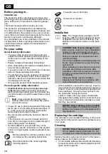 Preview for 10 page of baliv WA-5030 Manual