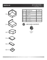 Preview for 3 page of Balkene Home 62173 Assembly Instructions Manual