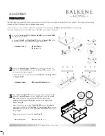 Предварительный просмотр 4 страницы Balkene Home ASTORIA 63707 Quick Start Manual