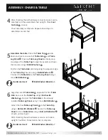 Предварительный просмотр 5 страницы Balkene Home Bern Conversation Set 63358 Instructions Manual