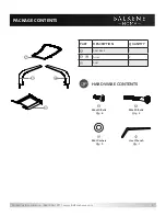 Предварительный просмотр 3 страницы Balkene Home Coconino 61469 Instructions Manual