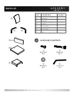 Preview for 3 page of Balkene Home Deluxe Coconino 62172 Instructions Manual