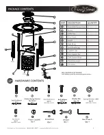 Предварительный просмотр 3 страницы Balkene Home Fire Sense James 63698 Manual