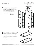 Предварительный просмотр 4 страницы Balkene Home GREENWICH BOOK CASE 63968 Manual