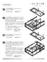 Предварительный просмотр 8 страницы Balkene Home GREENWICH STORAGE SHELF 63966 Manual