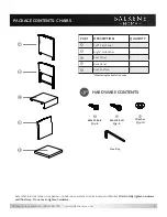 Предварительный просмотр 3 страницы Balkene Home Jareth 63177 Instructions Manual