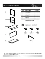 Предварительный просмотр 6 страницы Balkene Home Jareth 63177 Instructions Manual