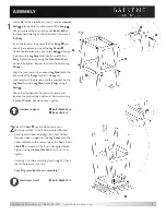 Preview for 4 page of Balkene Home Kingsmen 63365 Instructions