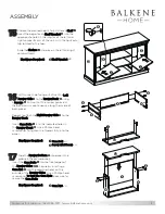 Предварительный просмотр 11 страницы Balkene Home LUCCA 64011 Assembly Instructions Manual