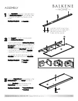 Предварительный просмотр 5 страницы Balkene Home SIENA 64016 Manual