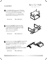 Preview for 5 page of Balkene Home Tribeca 62760 Manual