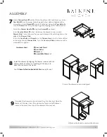 Preview for 6 page of Balkene Home Tribeca 62760 Manual