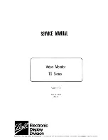 Ball Electronic Display Division TD Series Service Manual preview