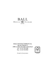 Preview for 204 page of Ball CM1010 Owner'S Manual