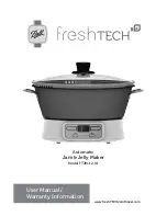 Ball Freshtech FTJM-12-01 User'S Manual & Warranty Information preview