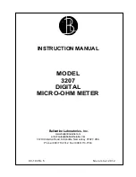 Preview for 1 page of Ballantine 3207 Instruction Manual