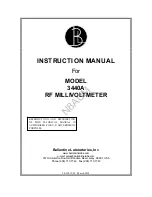 Ballantine 3440A Instruction Manual preview