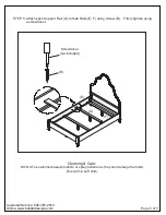 Предварительный просмотр 5 страницы Ballard Designs Banyan Bone Inlay Bed Manual